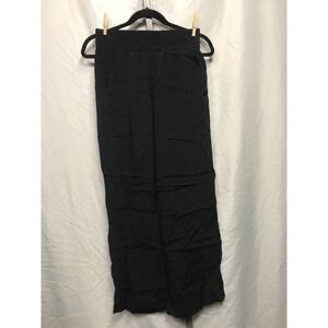 Cabi Black Wide Leg Lounge Pants Viscose XXS Elastic Waist